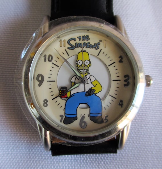 The Simpsons Homer Simpson Watch By Fossil Etsy