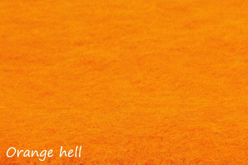 Sitzkissen aus Wolle gefilzt, rund, 35cm, bunt, farbenfrohe Filzkissen, rot orange weinrot gelb Bild 3