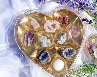 Crystal Heart Box Etsy