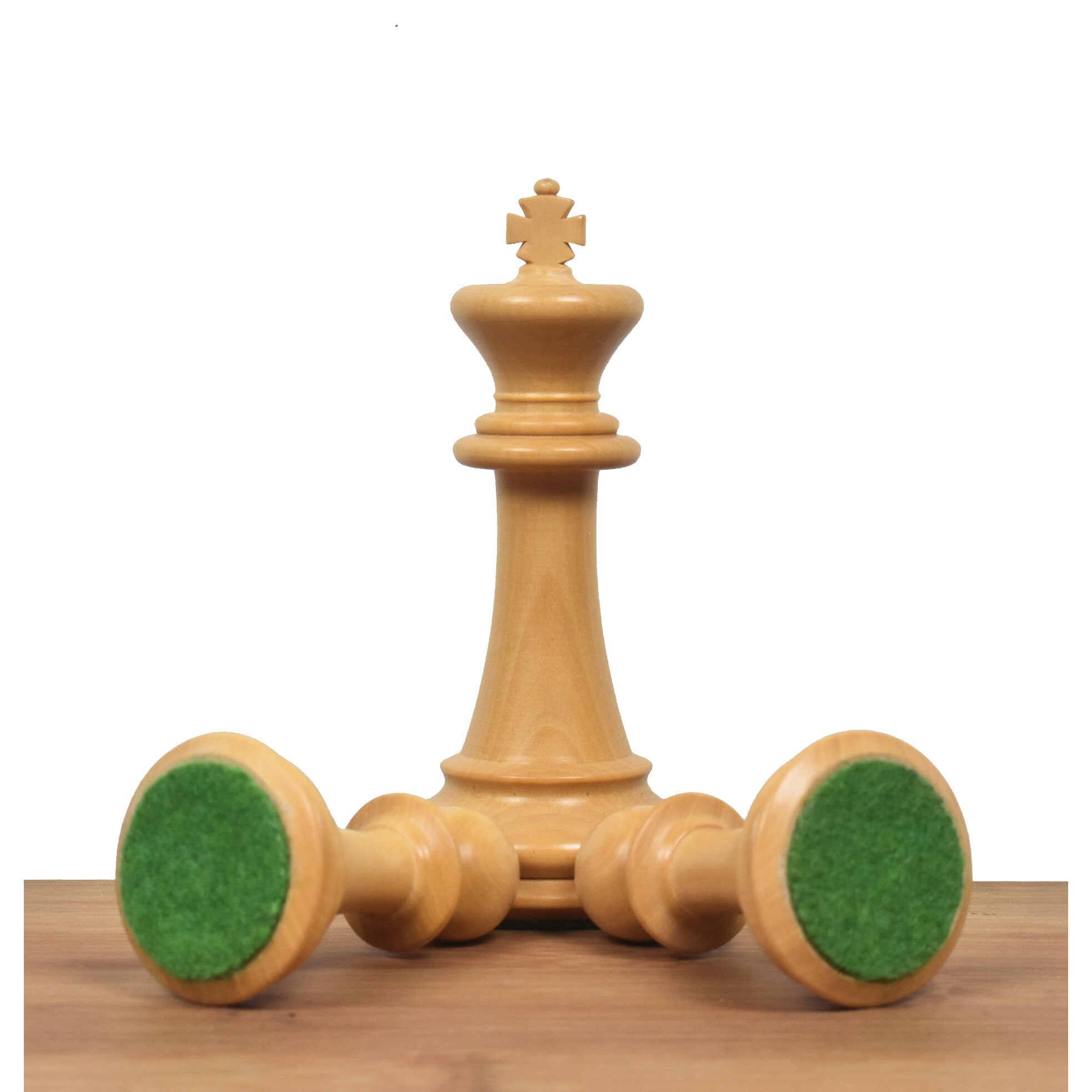 Details about   3.7" Emperor Series Staunton Chess Pieces Only set Double Weighted Ebony Wood 