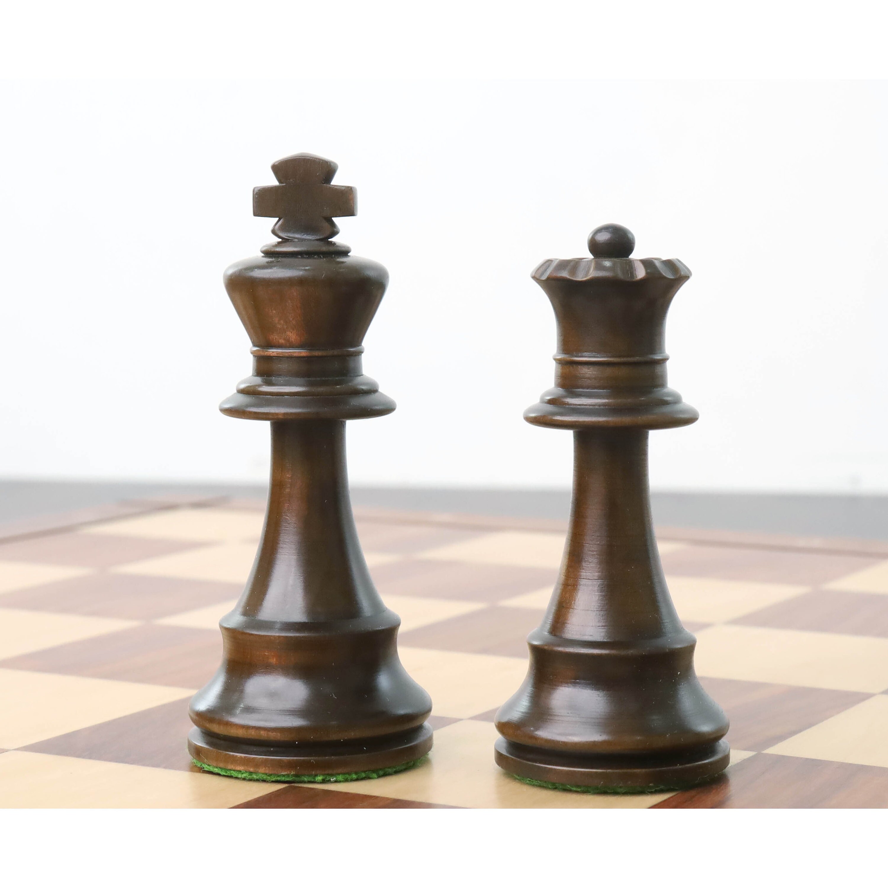 Improved French Lardy Chess Pieces Only set - Antiqued boxwood –  royalchessmall