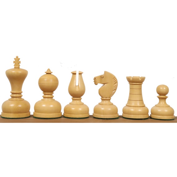 4.1 Stallion Staunton Luxury Chess Pieces Only Set -  Portugal