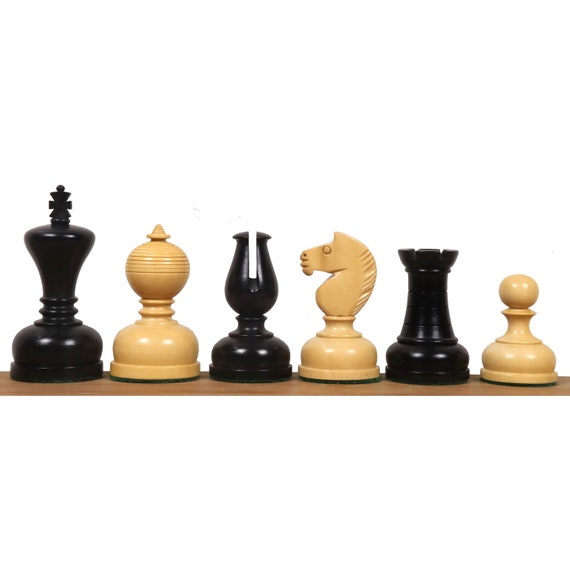 The Library Grandmaster Chess Set and Board Combination