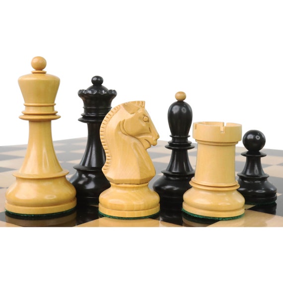 1950s' Fischer Dubrovnik Chess Set- Chess Pieces Only - Ebony