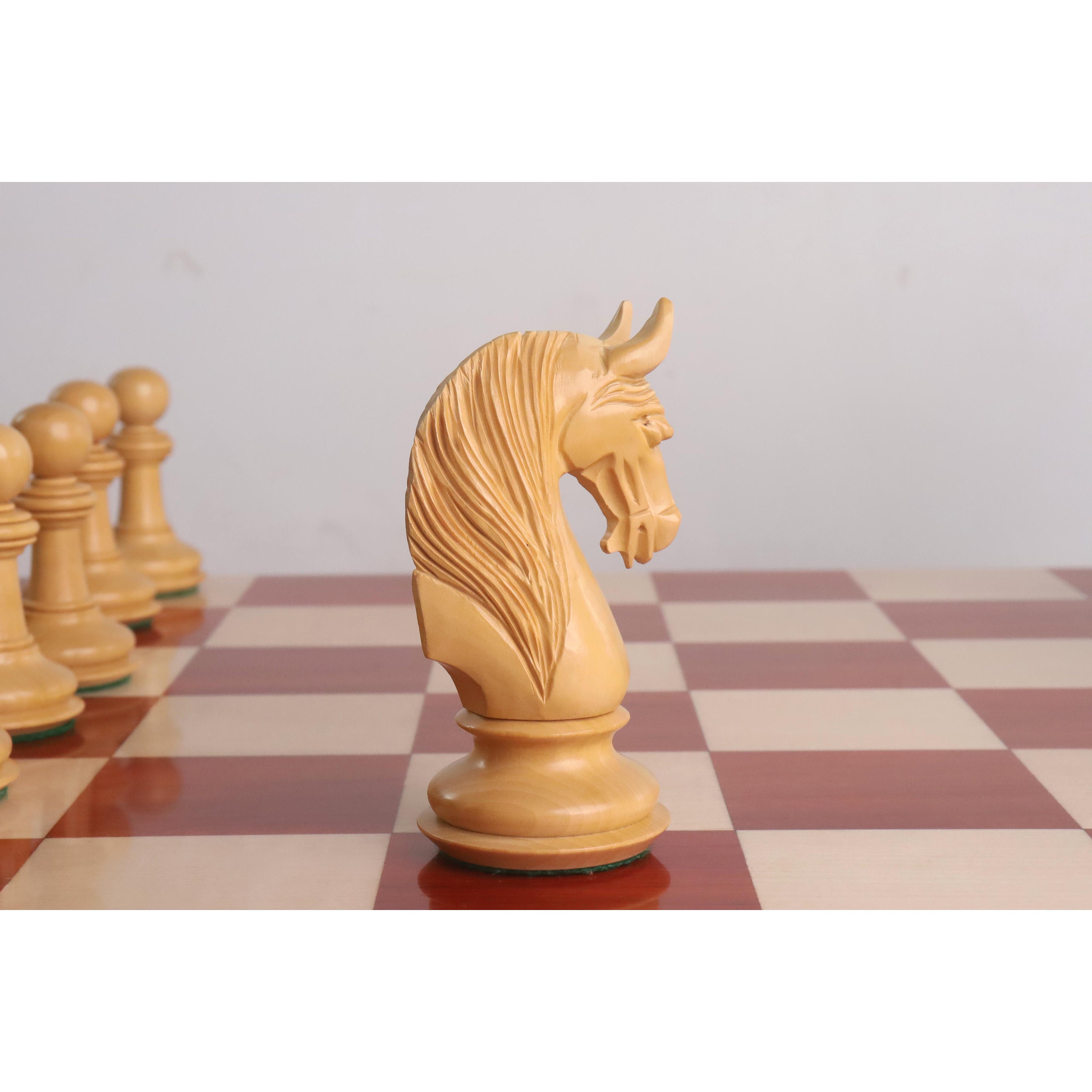 4.6 Spartacus Luxury Staunton Chess Pieces Only Set Bud 
