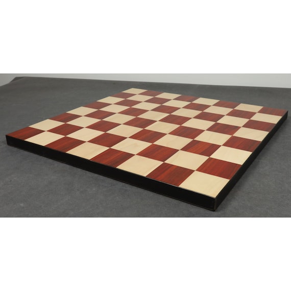 Borderless Chess board 55 mm Square Bud Rosewood & Maple -  Portugal