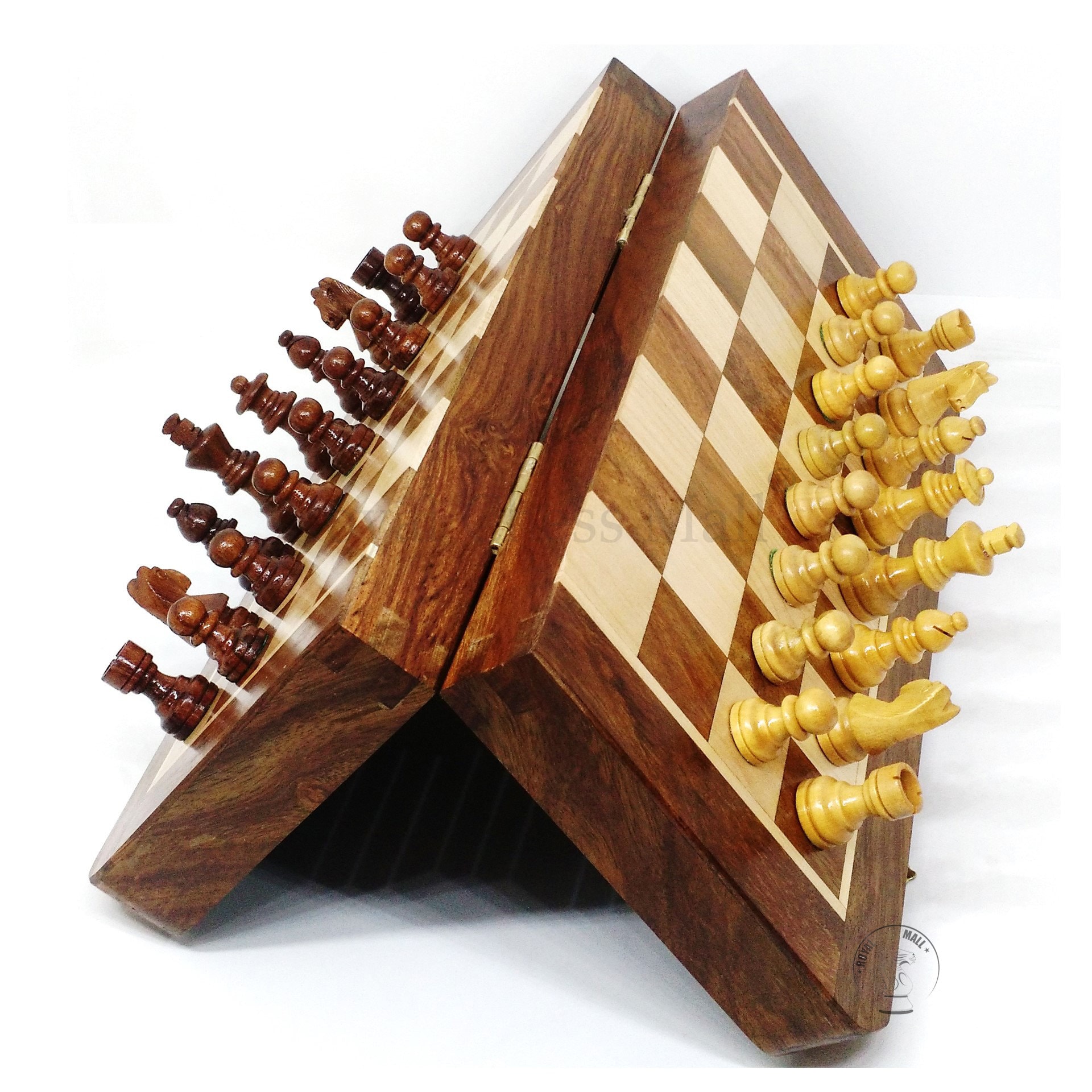 travel chess backgammon set