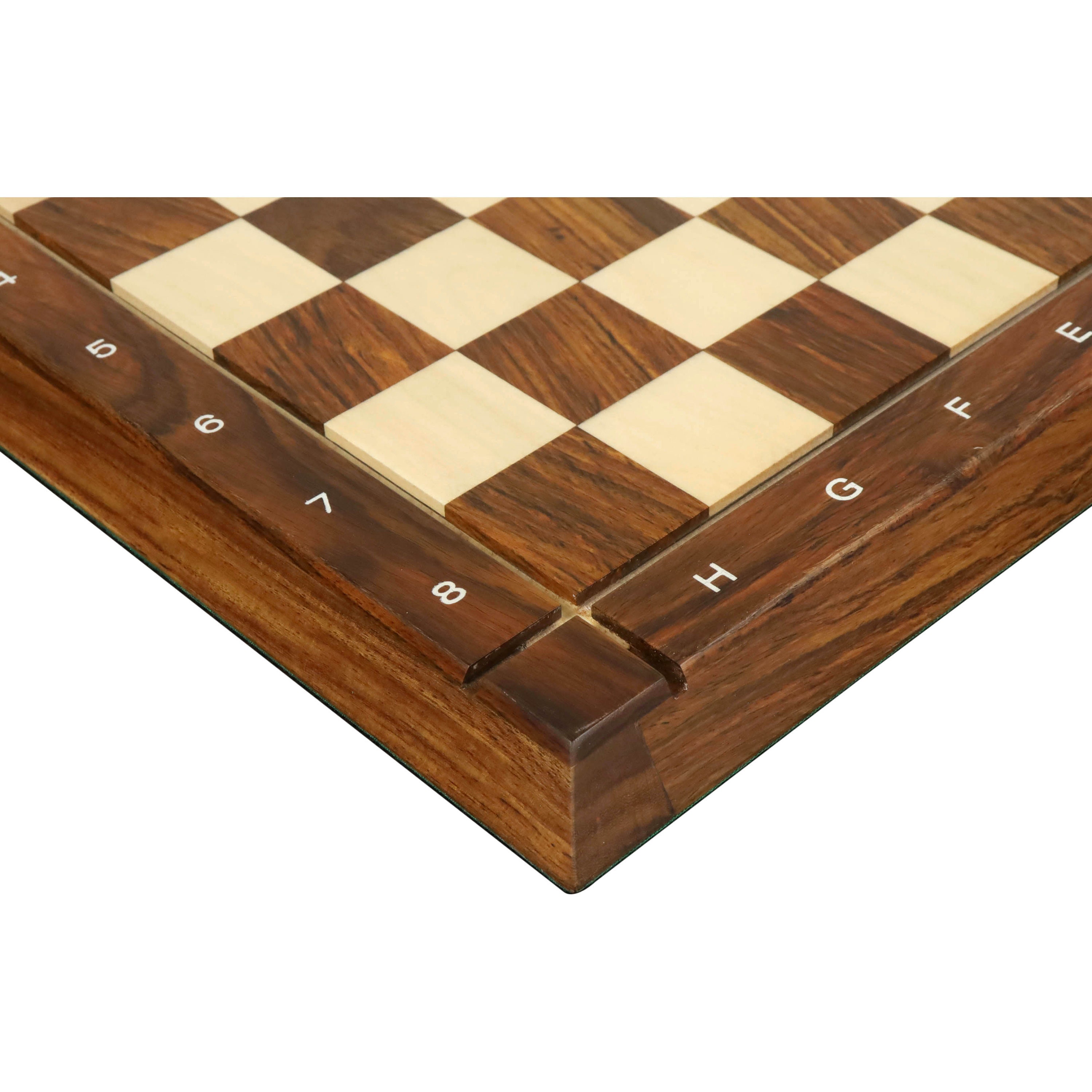 20 Golden Rosewood & Maple Wooden Inlaid Chess Board for Travel –  royalchessmall