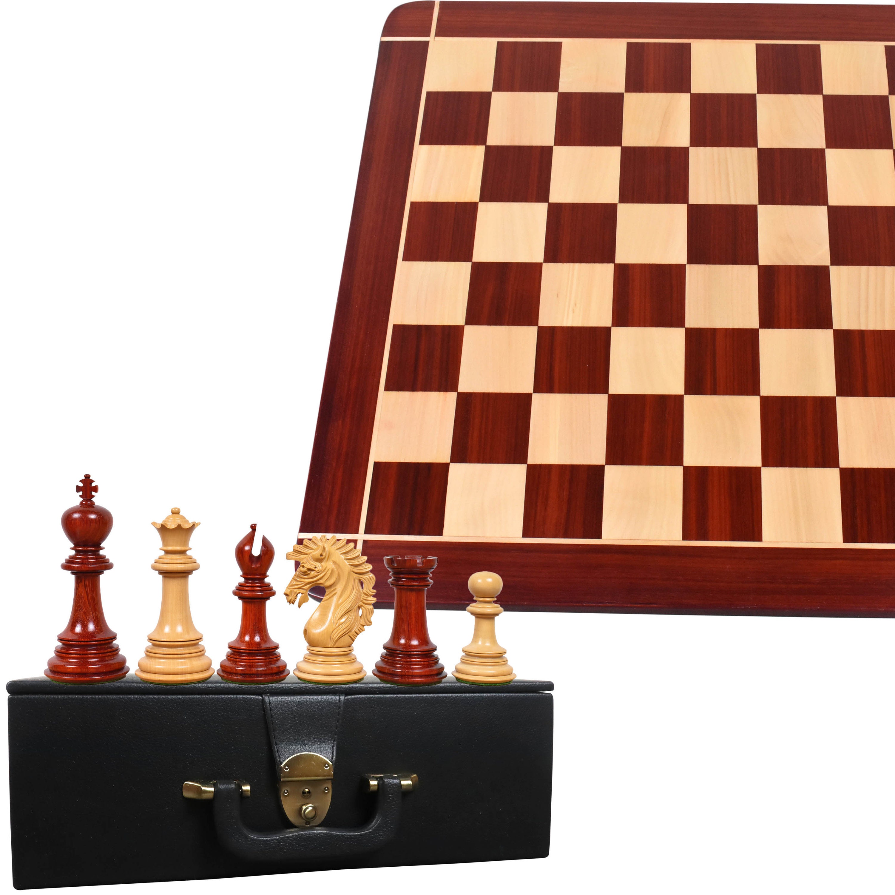 Peças de xadrez Staunton - serie Fischer, super pesado, rei 10,1 cm