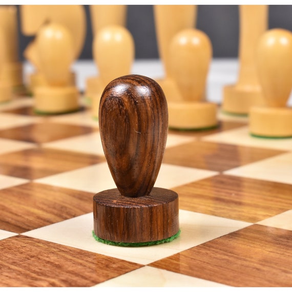 Royal Chess Mall -4.2 Rare American Staunton Luxury Rosewood