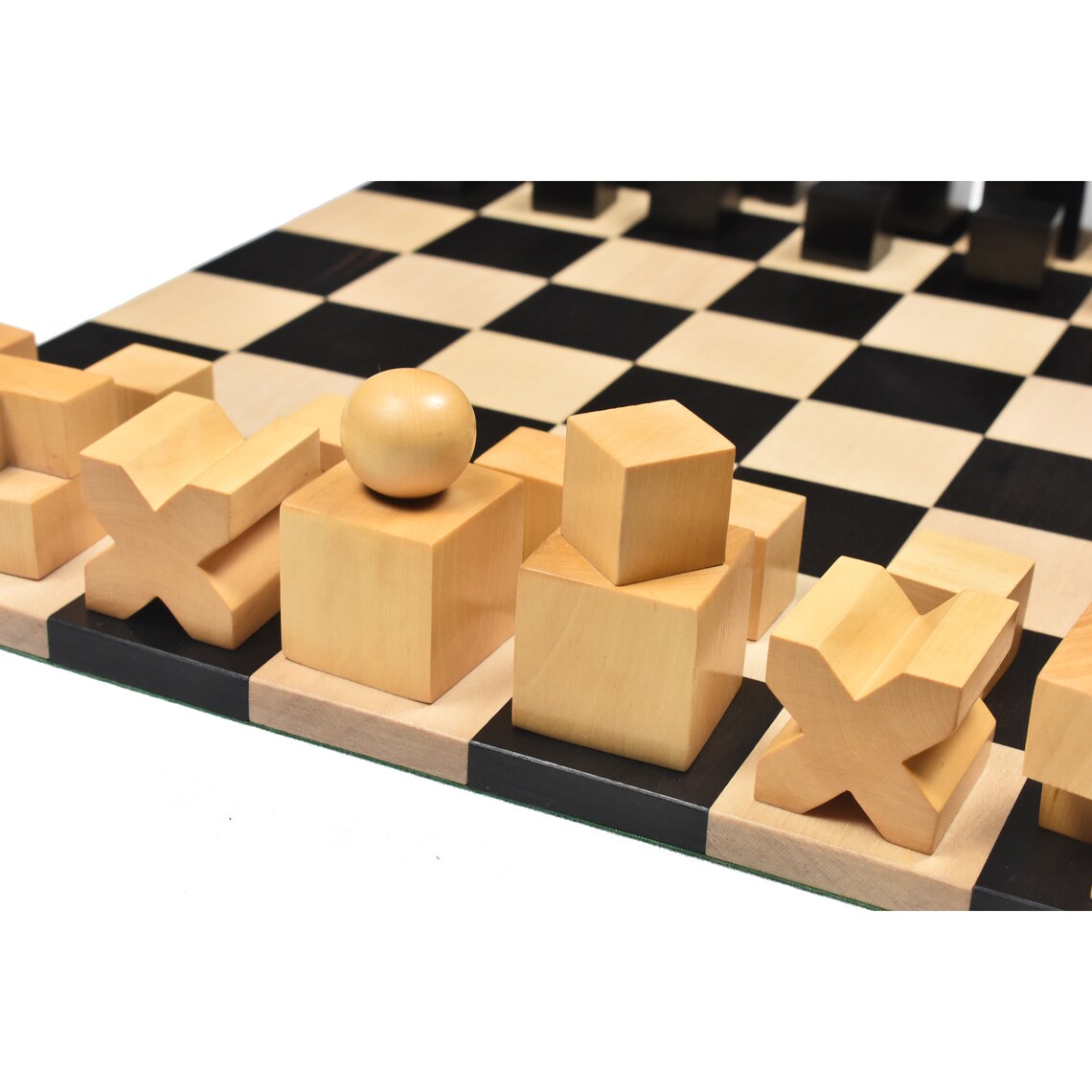 Reproduced 1923 Bauhaus Chess Pieces Only Absract Set Etsy