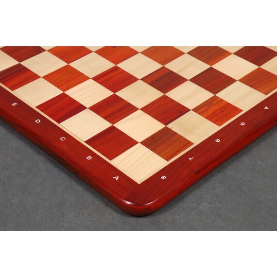 21 inches Large Chess board in Golden Rosewood & Maple Wood - 55 mm Sq –  royalchessmall