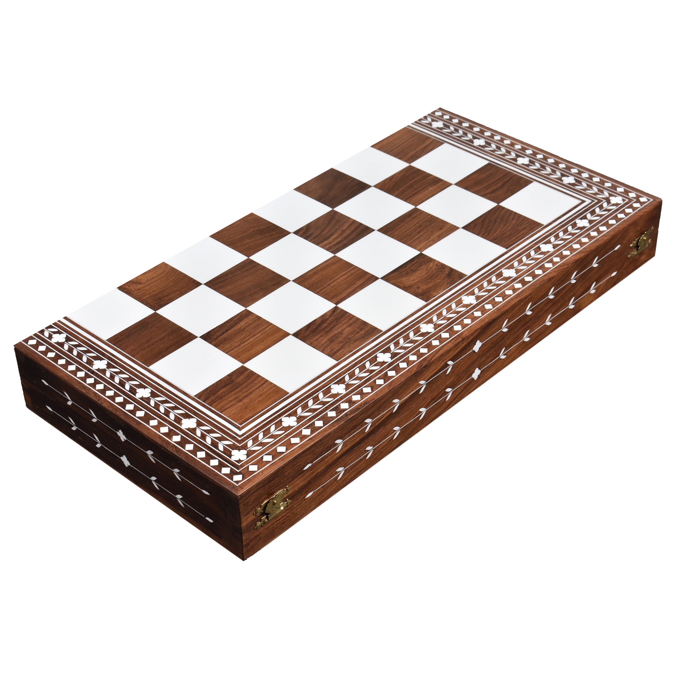 18 Wooden Folding Chess board 45mm Square Sheesham Etsy