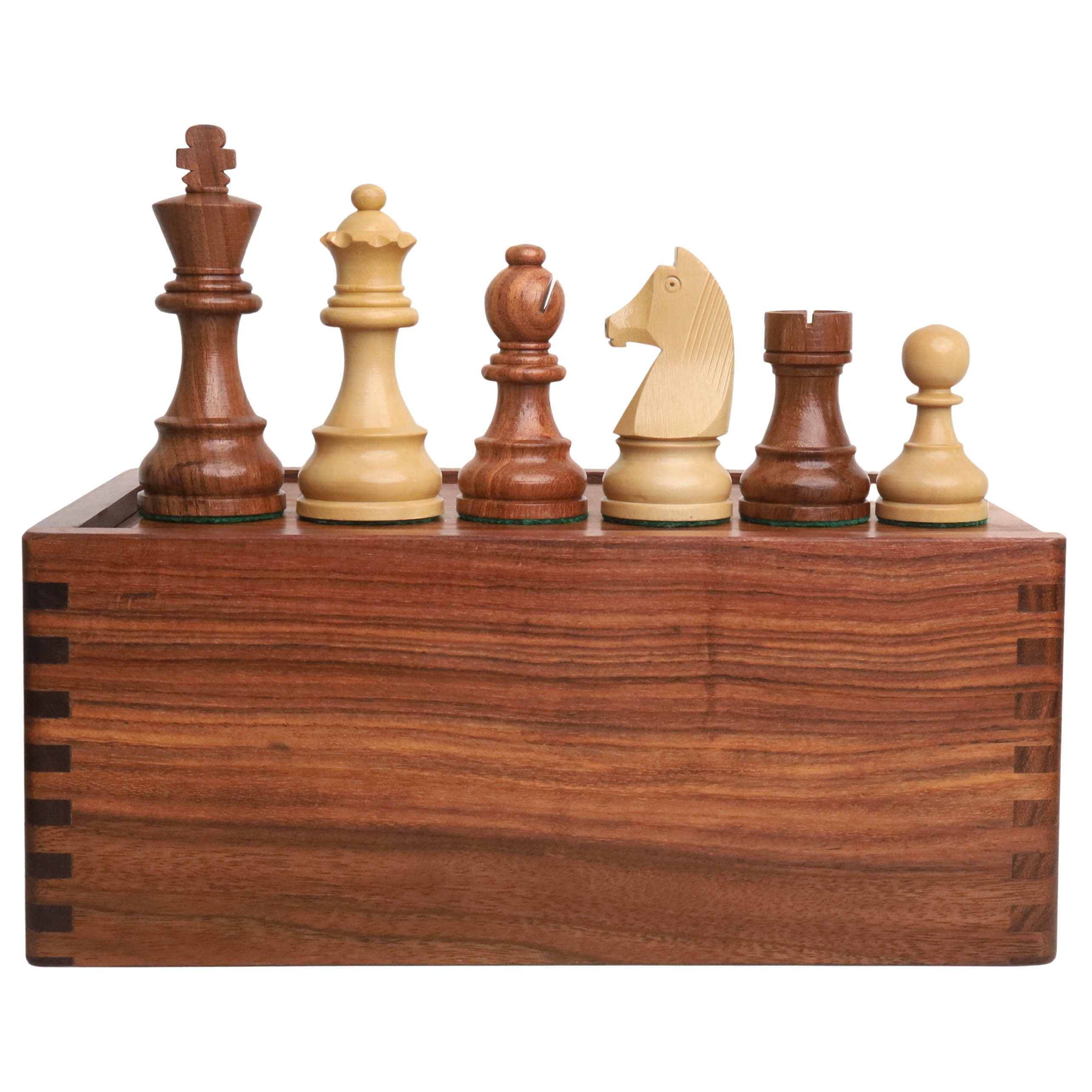 Camelot Chess Pieces by Berkeley - Cardinal Red