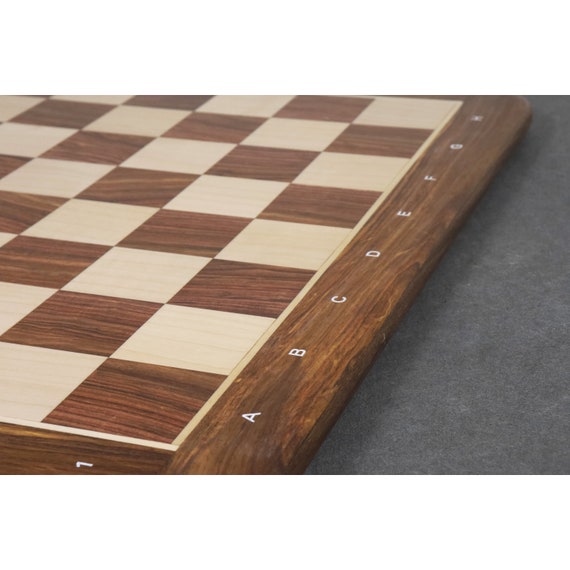 21 inches Large Chess board in Golden Rosewood & Maple Wood - 55 mm Sq –  royalchessmall