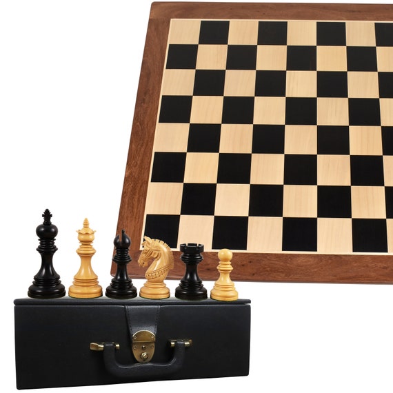 4.1 Stallion Staunton Luxury Chess Pieces Only Set -  Portugal