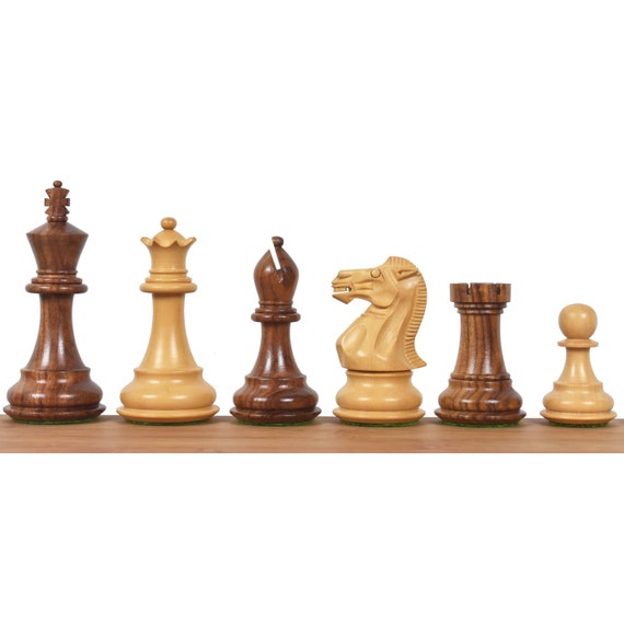 3 3/4 French Series Wood Chess Pieces - Acacia – Chess House