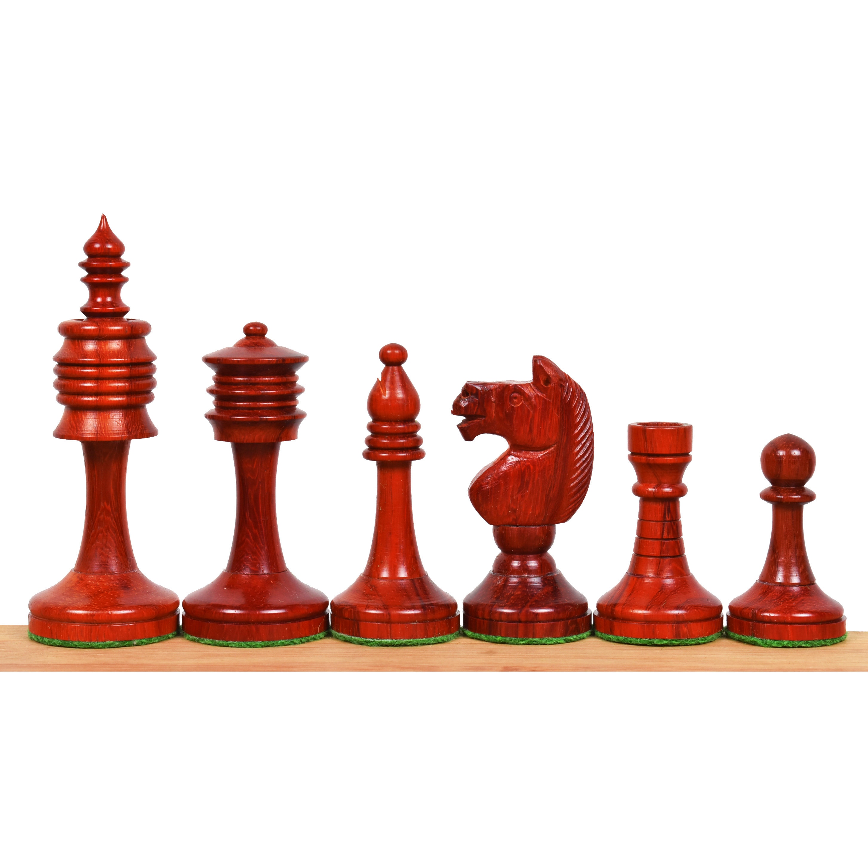 3,4" alte englische Serie nur für Pre Staunton Schachfiguren Budrose Holz 