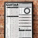 suzannenicole16 reviewed The Ultimate Guitar Reference Poster v2 (2018 Edition) 24"x36" // Gift for him // Gift for Guitar Player