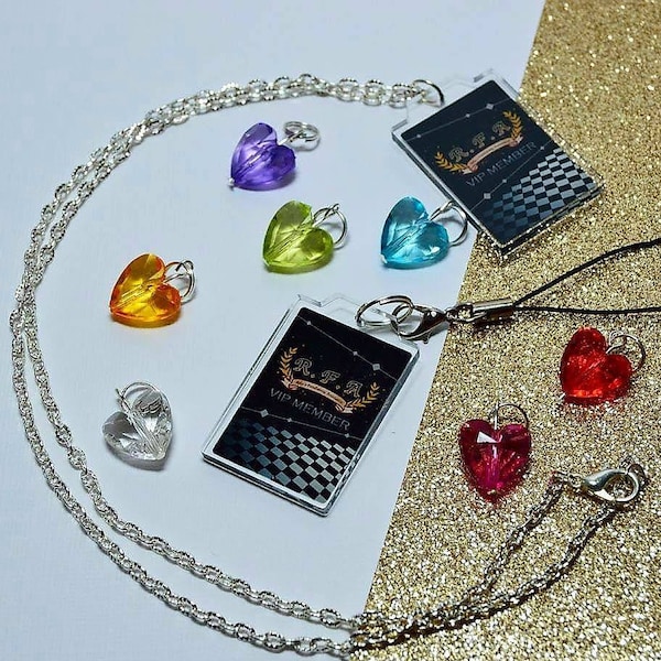 Última acción * Mystic Messenger * Tarjeta VIP RFA * Collar o encanto del teléfono