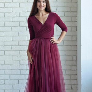tulle multiway dress