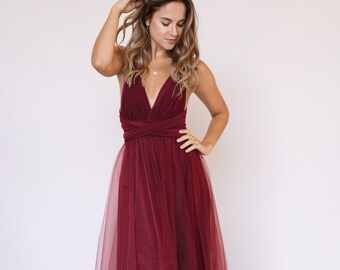 elegant maroon dresses