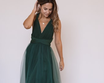 long green dress