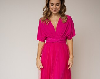 hot pink maxi