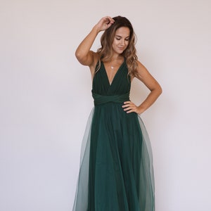 emerald multiway dress