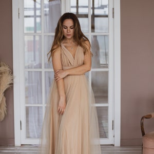 tulle multiway dress