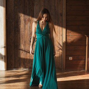 emerald infinity dress