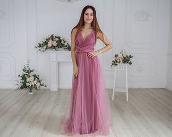 rose gold infinity gown