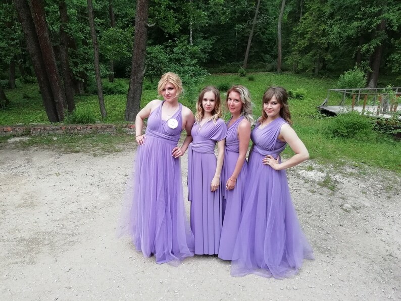 lavender multiway dress