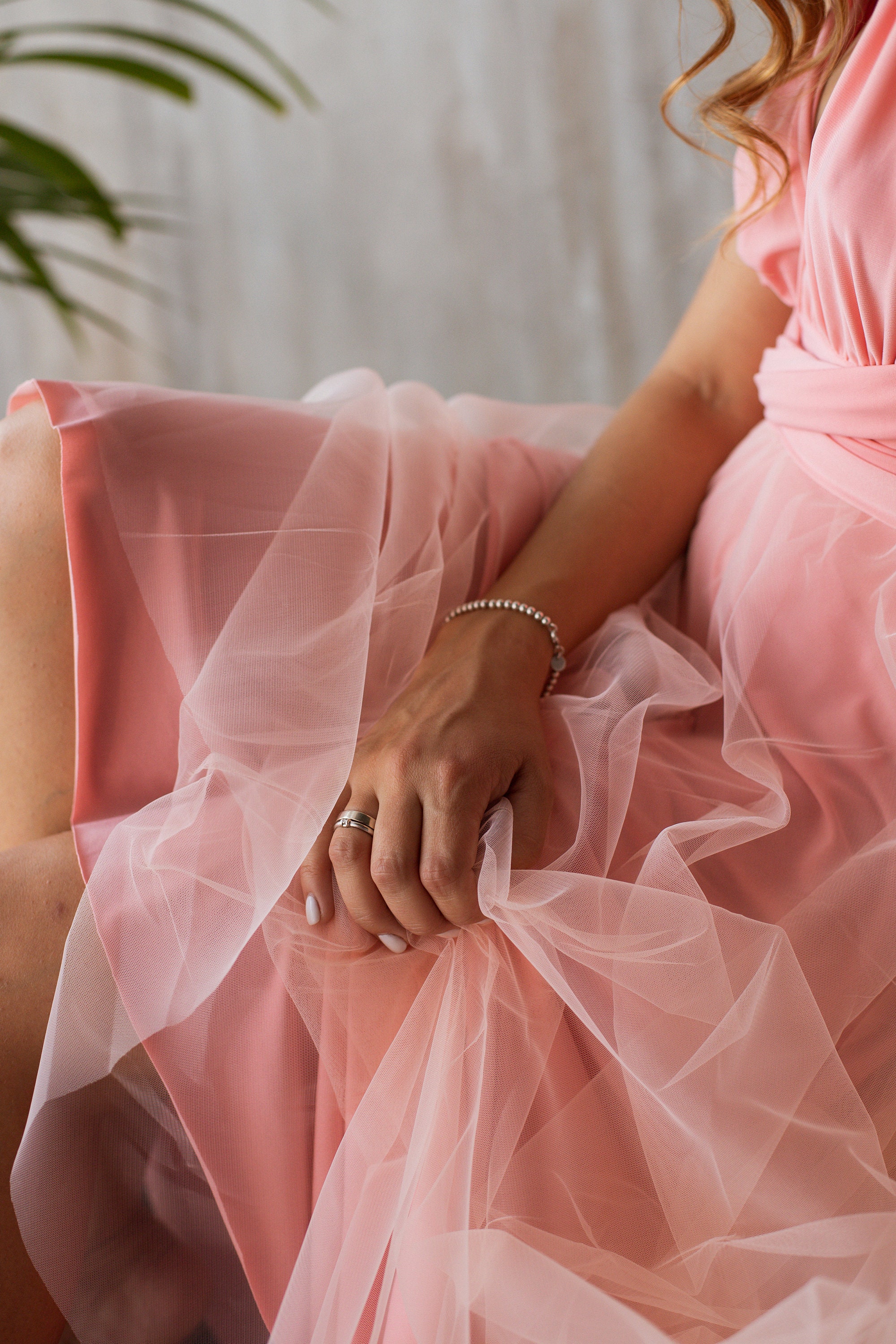 Peach bridesmaid dress peach infinity dress peach Etsy