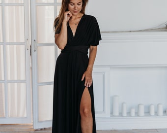 black infinity dress
