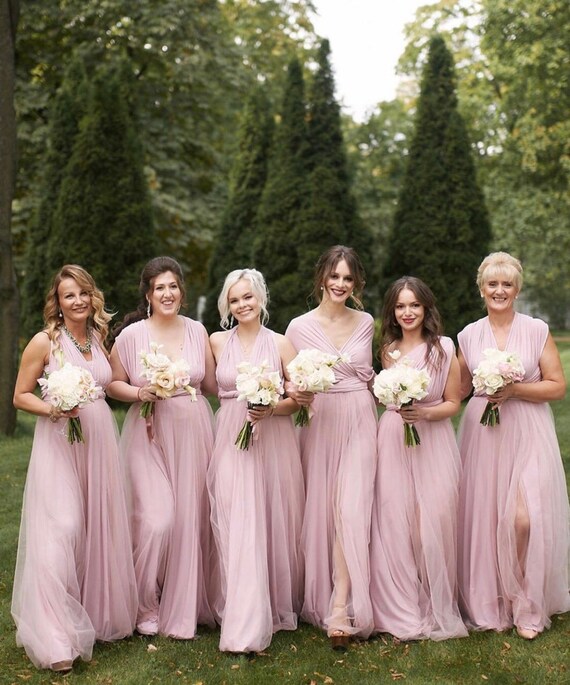 multiway dress blush