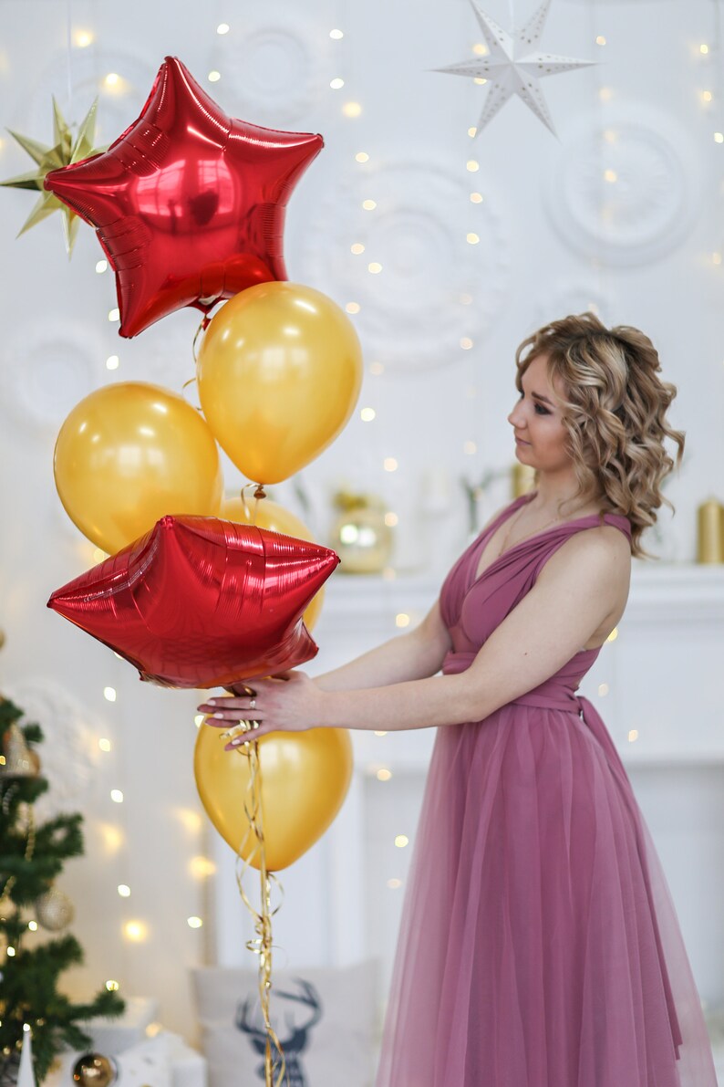 dusty rose infinity dress