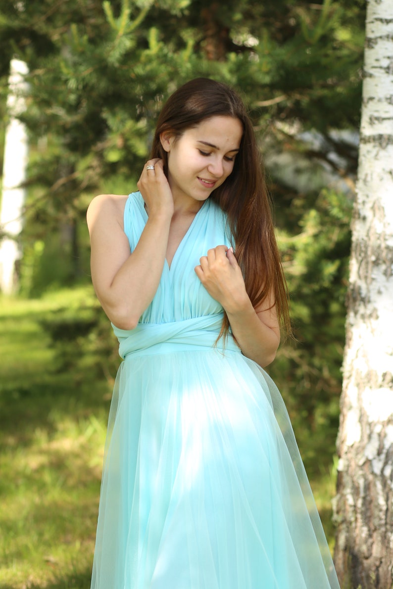 Grint mint infinity dress Grint mint convertible dress Grint mint bridesmaid dress Grint mint Bridesmaid dress Grint mint multiway dress