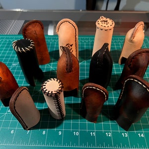 Saxophone Leather Mouthpiece Cap