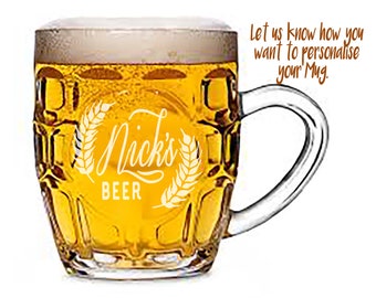 Mug personnalisé en verre, cadeau garçon d&#39;honneur