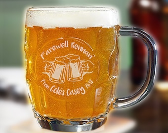 Custom mug glass, Groomsmen gift