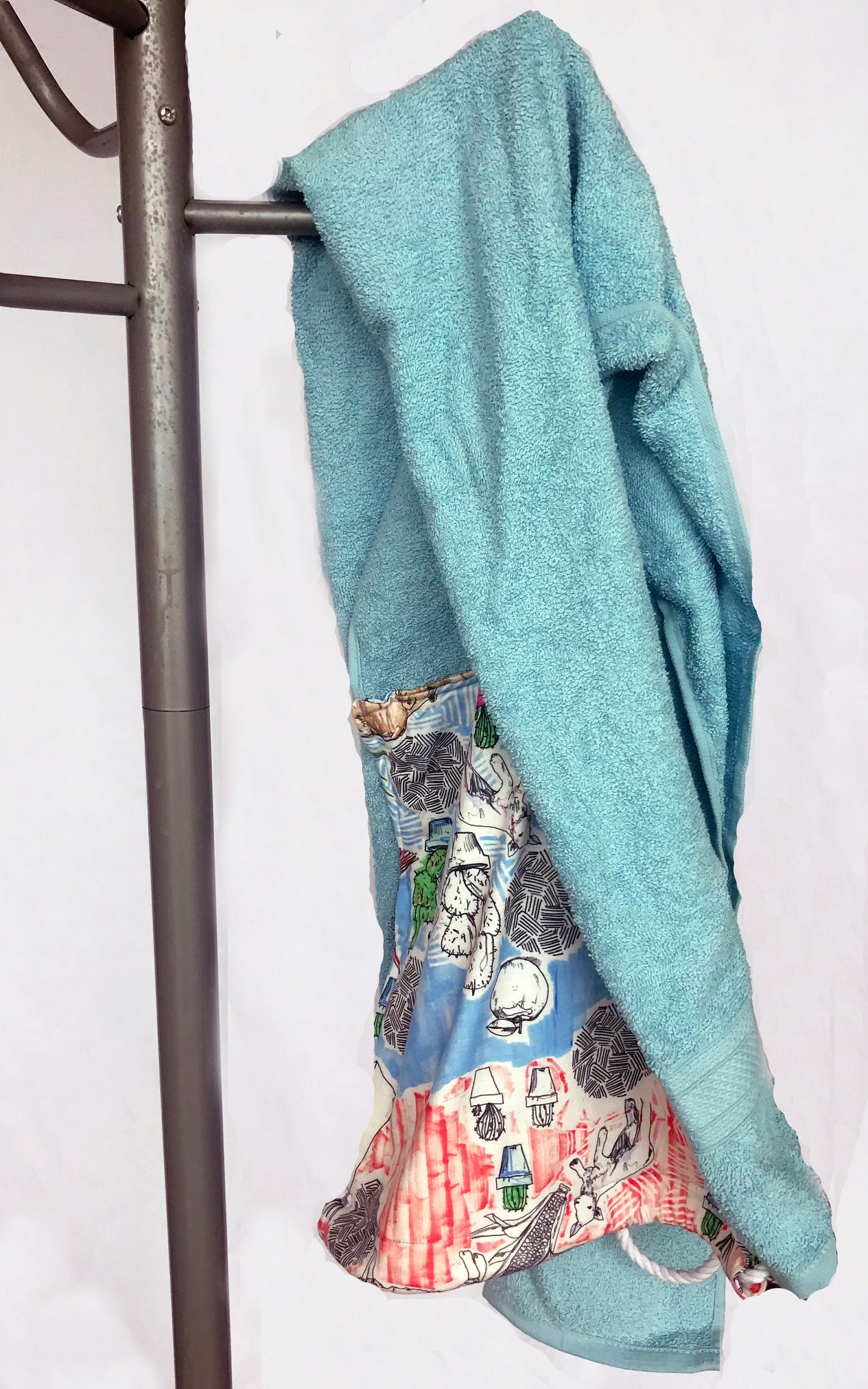 towel backpack