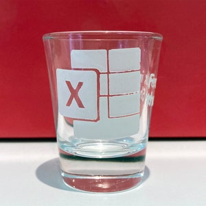 Set of 4 Custom Engraved Shot Glasses.
