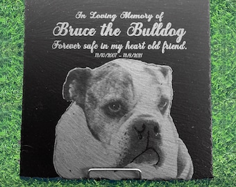 Dog memorial stone, pet memory