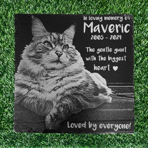 Cat memorial stone, pet memory