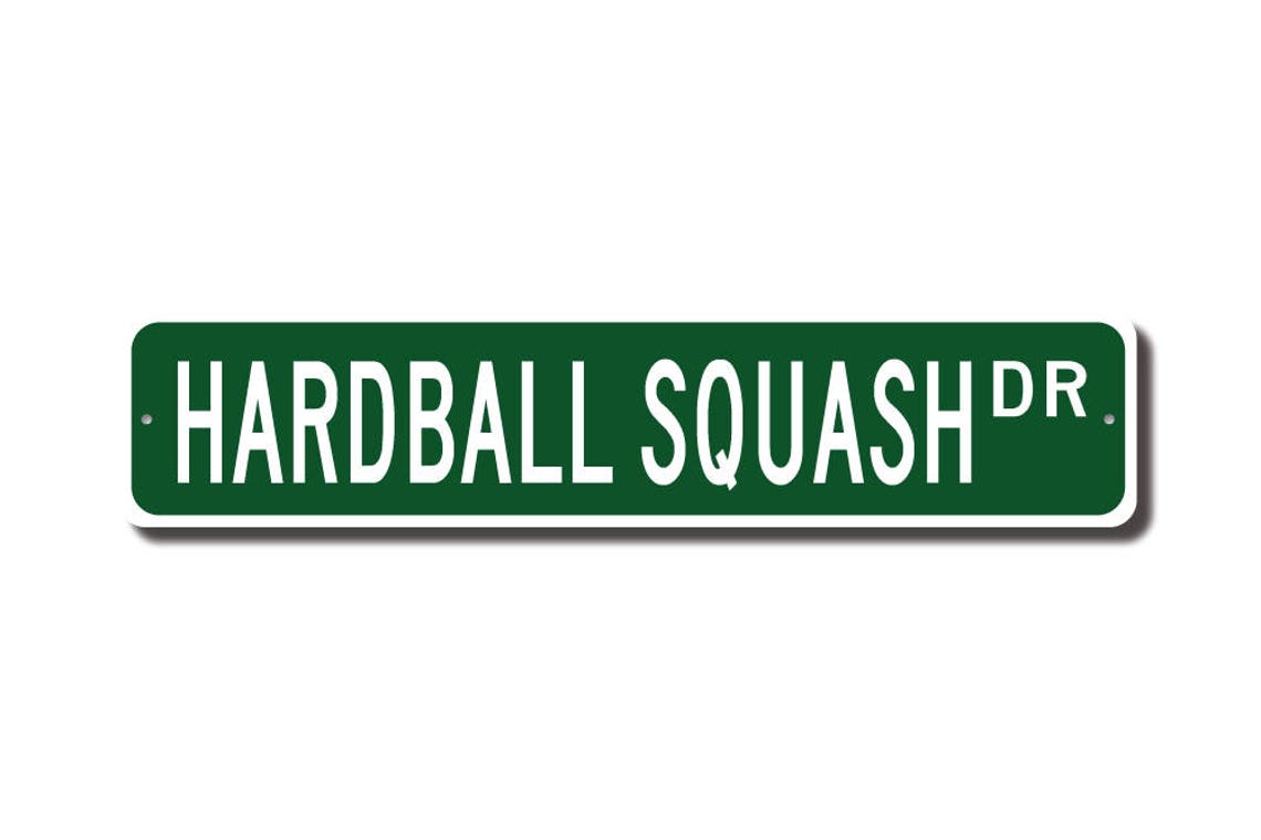 Hardball Squash Hardball Squash Sign Hardball Squash Fan Etsy