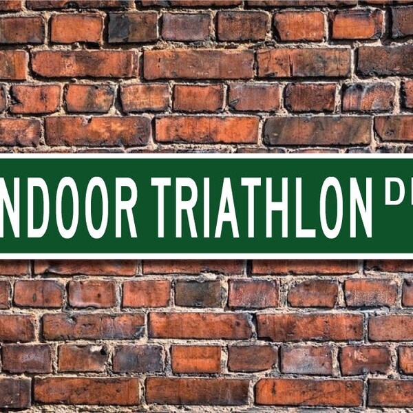 Triathlon Sign Etsy