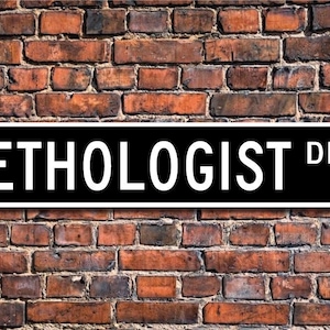 Ethologist, Ethologist Gift, Ethologist sign, Gift for Ethologist, Ethics, Sign for Ethologist,  Custom Street Sign, Quality Metal Sign