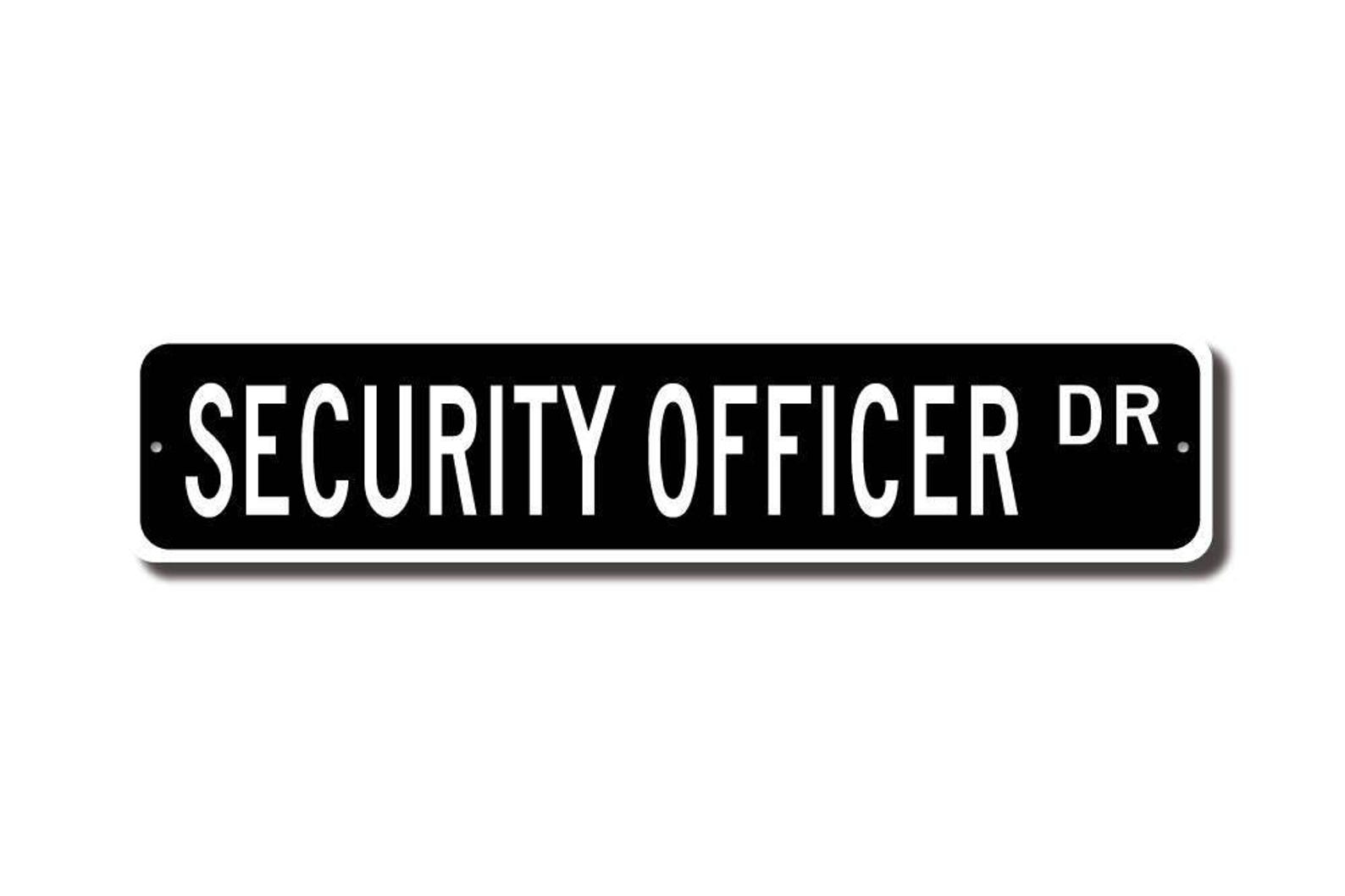 Security Officer, Security Officer Gift, Security Officer Sign ...