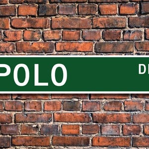 Polo, Polo Sign, Polo Fan, Polo Participant, Polo Gift, Team Sport On Horseback, Polo Lover, Custom Street Sign, Quality Metal Sign